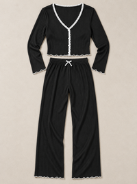 ARIELLE Ribbed Comfort Lounge-Set