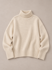 ARIELLE Cloud Knit Rollkragenpullover – Einheitsgröße