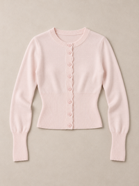 ARIELLE Sculpted Rib Cardigan Slim