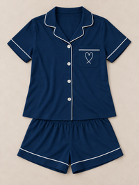 ARIELLE Kurzarm-Pyjama-Set mit Shorts