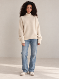 ARIELLE Cloud Knit Rollkragenpullover – Einheitsgröße