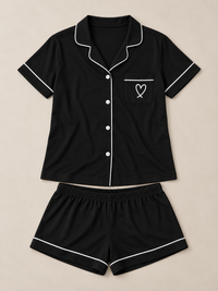 ARIELLE Kurzarm-Pyjama-Set mit Shorts