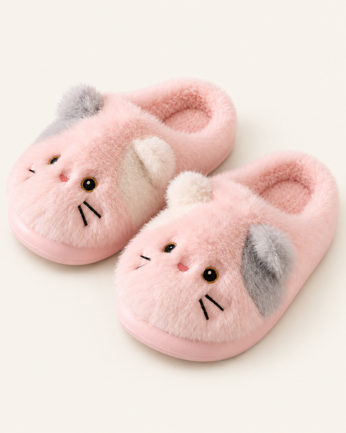 ARIELLE Kitty Cozy Slippers