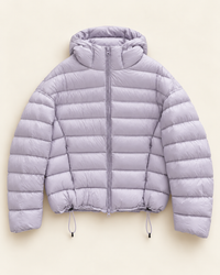 ARIELLE Pufferjacke mit Kapuze – Helllila