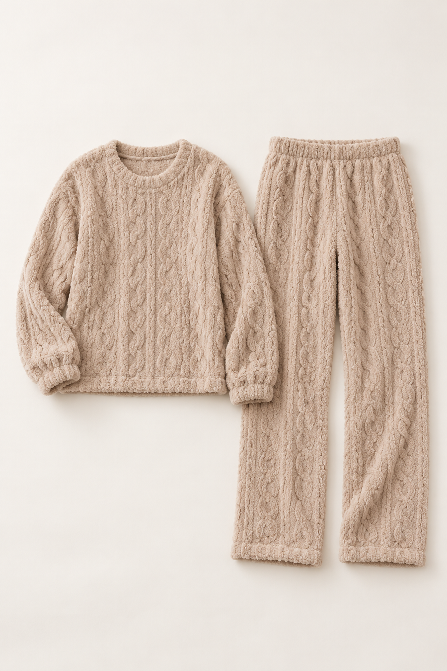 ARIELLE Teddy-Struktur Lounge-Set